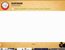 Tablet Screenshot of blackdragonacademy.com